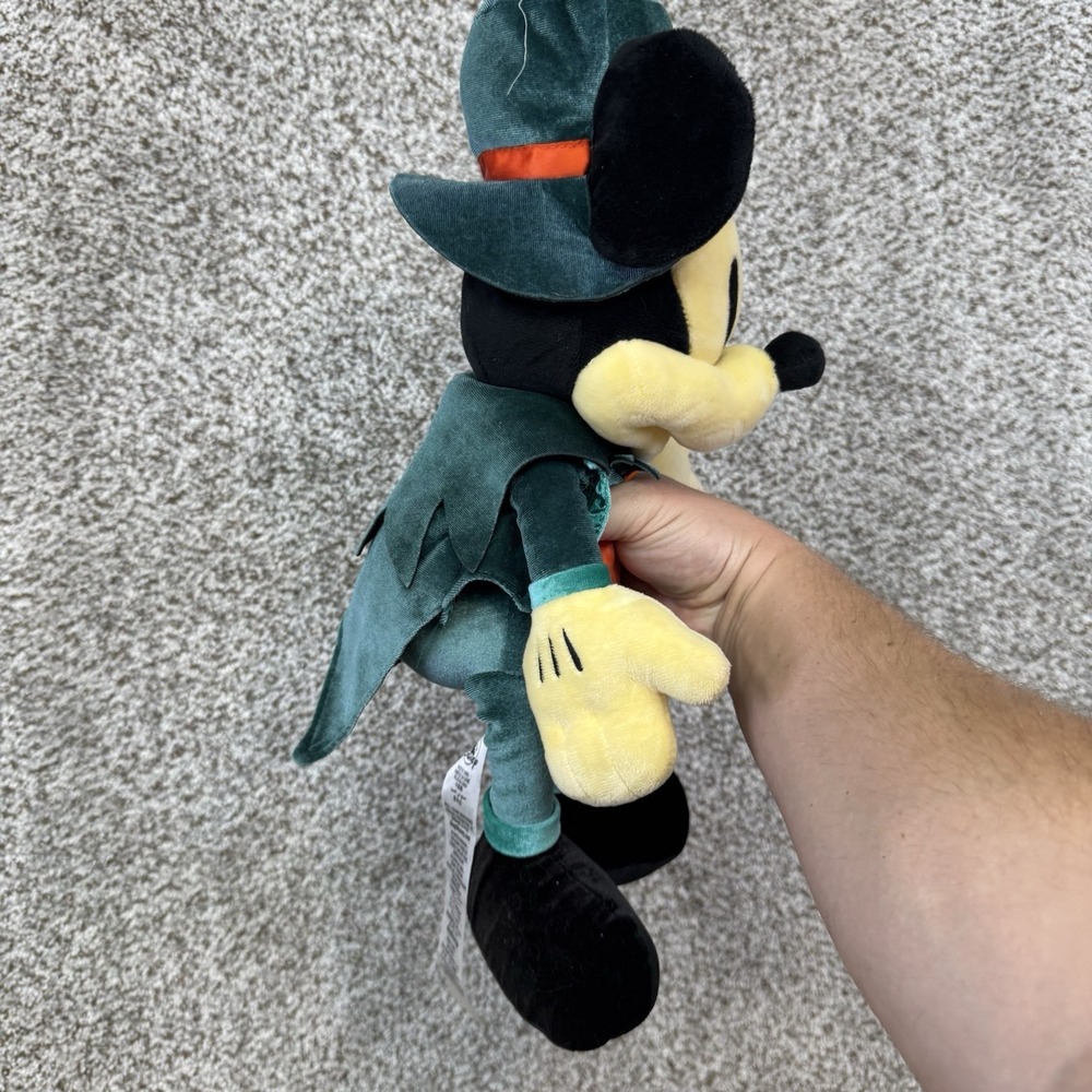 Disney Parks Halloween Mickey Mouse Plush 2023 Limited Edition Haunted Mansion - Picture 11 of 11